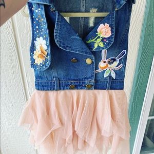 Hand embellished spring fling dress